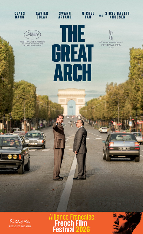 Poster resmi 'The Great Arch' untuk Alliance Française French Film Festival 2026